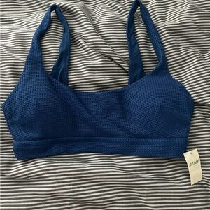 NWT Blue Aerie Bathing suit Top